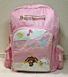 Sanrio Sugarbunnies Mochila Niños Bolso Garls Rosa Dañado Japón Sugar bunnies - Imagen 1 de 17