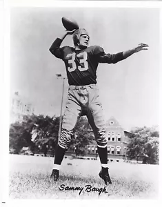 SAMMY BAUGH~NFL CHAMPION ~BIANCO E NERO ~BIANCO E NERO 8 X 10 FOTOGRAFIA - Foto 1 di 1