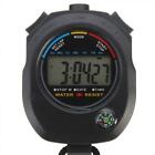 Digital Handheld Sports Stopwatch Stop Watch Timer UK Counter Hot Alarm T3 A0T4