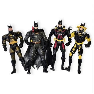 Vintage Batman Action Figure Lot Of 4 DC Comics Super Heros Kenner 1995 90s  - Image 1 of 4