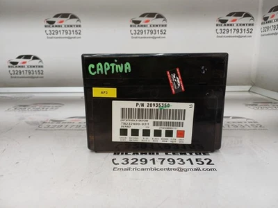 CENTRALINA COMFORT MODULO BCM 2.2D 137Kw CHEVROLET CAPTIVA 2012 20935350 AF3 - Immagine 1 di 4