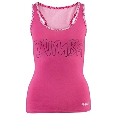 Camiseta sin mangas Zumba Can't Touch This Racerback - Pin a Rosa ~ Mediana ~ ¡Nueva! Foto 1 de 3