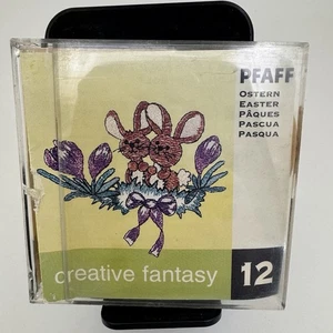 Pfaff Embroidery Machine Card Creative Fantasy #12 Easter, 7570,7560, 2140,2170 - Picture 1 of 5
