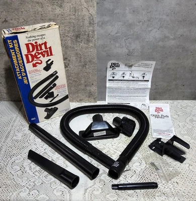 De Colección Dirt Devil Kit de Accesorios 193 Manguera Grieta Cepillo Herramientas Accesorios Negro Foto 1 de 4
