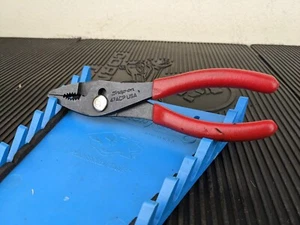 #be165 Snap-On No 47ACP 7.5" Long Combination Slip Joint Pliers - Red - Picture 1 of 17