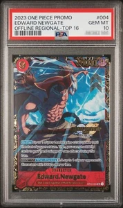 ONE PIECE CARD EDWARD NEWGATE CHAMPIONSHIP 2024 PROMO PSA 10 - Picture 1 of 2