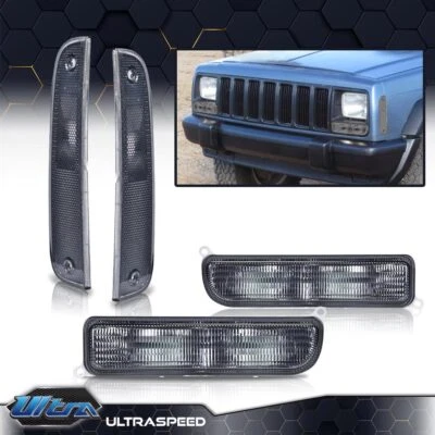 Apto para Jeep Cherokee XJ 1997-2001 cromadas 1 par de luces de señalización + luces de señalización laterales Foto 1 de 4