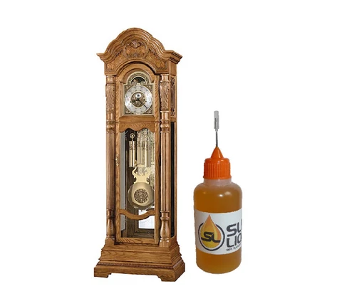 Slick Liquid Lube Bearings BEST ULTIMATE 100% Synthetic Grandfather Clock Oil Cover