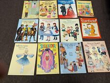 Lot of 22 Vintage  Paper Doll, Sticker, MOST New Uncut Shirley Temple Native 