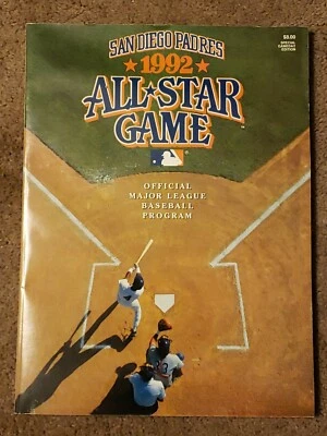 MLB All Star Game 1992 (San Diego Padres) Official Major League Baseball Program - Image 1 of 4
