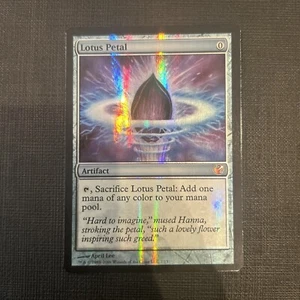 Mtg Foil Lotus Petal Ftv From The Vault Fast Mana Artifact - Picture 1 of 2