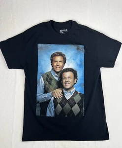 Men’s Movie Tee “Step Brothers” Black Short Sleeve T Shirt Will Ferrell Size Med - Picture 1 of 9