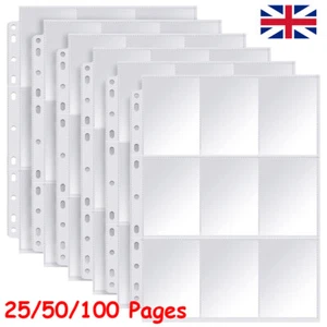 100 Sheet Premium Double Sided 9-Pocket Pages Trading Card Albums Sleeves Binder - Picture 1 of 18