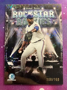 Kumar Rocker /150 2025 Bowman #RR-6 Rockstar Rookies - Bild 1 von 2