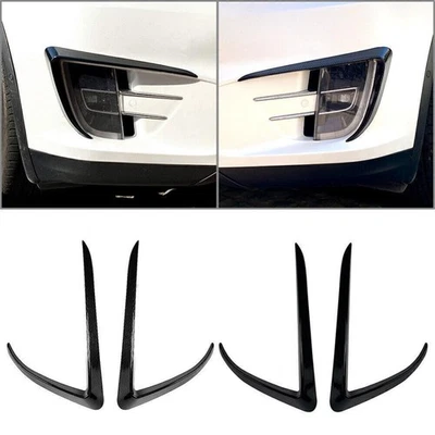 Car Front Fog Light Lamp Eyebrow Cover Trim For Tesla Model X 2015-2020 2016 17 - Imagem 1 de 4