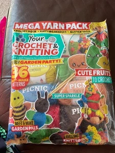 Your Crochet & Kniiting Magazine issue 53 with 6 x yarn BNIP - Picture 1 of 3