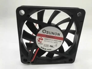 NEU Sunon Sunon MB60101V1-000C-A99 DC 12V 1,44W 6CM 2-Draht Lüfter - Bild 1 von 2