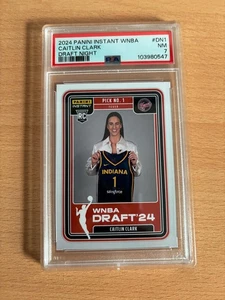 2024 PANINI INSTANT WNBA CAITLIN CLARK DRAFT NIGHT 1ST PICK #DN1 PSA 7 FEVER RC - Bild 1 von 2