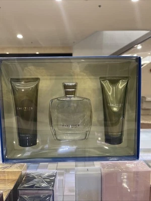 Juego de 3 piezas REALITIES MEN Colonia 3,4 oz EDC Spr + 3,4 oz después del afeitado + 3,4 oz gel de baño  Foto 1 de 3
