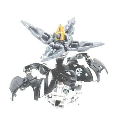 Bakugan Battle Brawlers Darkus Bolcanon Diecast Metal Spins Rare w/ Hyperpulsor  - Image 1 of 2