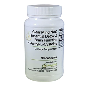 Clear Mind NAC Detox Supplement – N-Acetyl-L-Cysteine for Brain, Liver & Immune - Picture 1 of 4