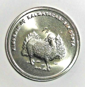 2002 Turkey 500,000 lira Coin Sheep Farm Animal - Picture 1 of 2