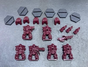 Lote 6 Warhammer Heartbreaker Marines + Bases HEX WH40K Plastic - Bild 1 von 1