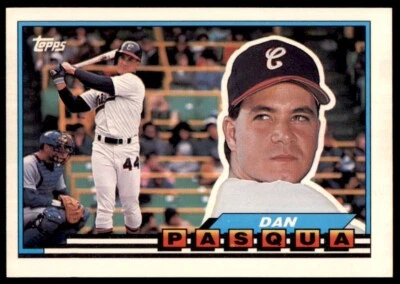1989 Topps Big Dan Pasqua Chicago White Sox #44 2086xx - Image 1 of 2