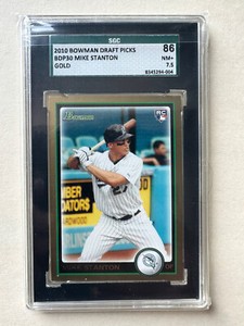 2010 Bowman Draft Picks & Prospects - Gold Called Mike on Card #BDP30 Giancarlo