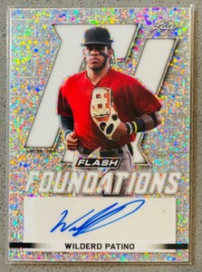 2020 Leaf Flash Baseball #FF2-WP1 Wilderd Patino XRC Rookie RC Auto Autograph