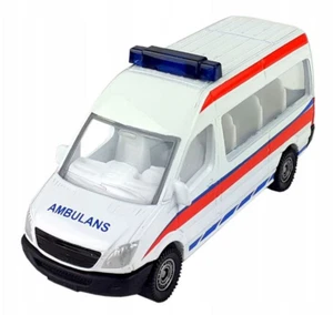 SIKU 1083 MERCEDES-BENZ POLISH EMERGENCY 1:55-1:60 Scales Diecast Model Car - Picture 1 of 1
