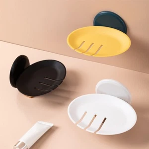 Quality Wall Hanging Soap Dish - Suction Cup Soap Holder for Bathroom - Picture 1 of 16