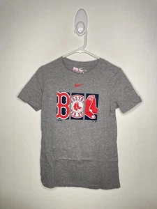 The Nike Tee MLB Boston Red Sox Shirt Boys Size XL 16 Baseball Short Sleeve - Picture 1 of 4