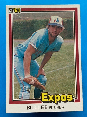 1981 Donruss Bill Lee #211 Montreal Expos - Image 1 of 2