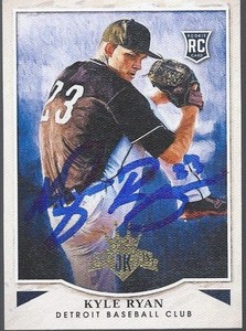 Detroit Tigers KYLE RYAN Signed Card