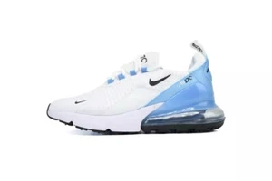 Nike Air Max 270 White/Blue Men's Air Cushioned Shoes - Picture 1 of 5