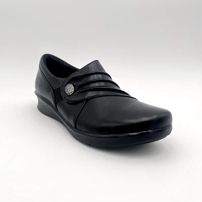 Women's Clarks Cushioned Hope Roxanne Slip-on Loafers, Black | Brown, MSRP $95 - Image 1 of 2