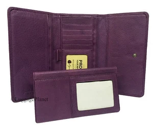 Osgoode Marley Kaschmir Leder Damen RFID Geldbörse mit abnehmbarem Scheckbuch 1236 - Bild 1 von 2