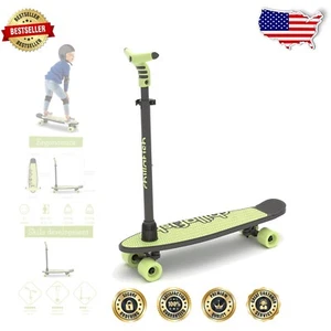 Lightweight 2-in-1 Kids' Skateboard & Scooter - Perfect for Skill Development - Picture 1 of 12