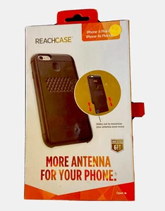 ReachCase Antenna Signal Extender Impact Absorbing Black Case For iPhone 6S Plus - Picture 1 of 16