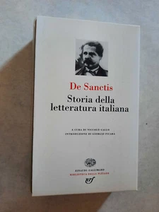 DE SANCTIS STORIA DELLA LETTERATURA ITALIANA ED BIBLIO PLEIADE GALLIMARD EINAUDI - Foto 1 di 3