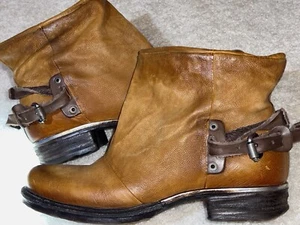 A.S. 98 Ankle Booties Boho RaRe Blonde Tan 40 Sweet - Picture 1 of 8