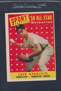 1958 Topps #483 Luis Aparicio All Star EX *797 - Picture 1 of 1