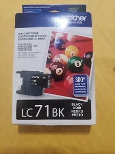 Cartucho de tinta original Brother LC71BK negro nuevo sellado caducado octubre 2017 - Imagen 1 de 1