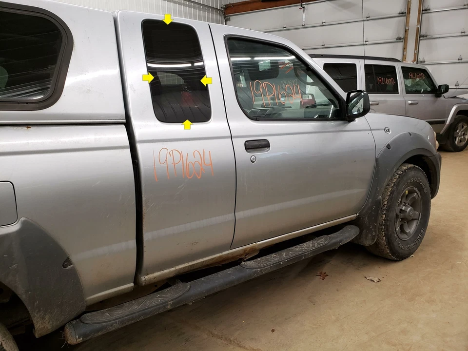 2002 NISSAN FRONTIER PASSENGER RIGHT PRIVACY TINT QUARTER GLASS WINDOW ONLY - Image 1 of 1