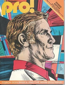 Minnesota Vikings Miami Dolphins PRO! NFL Game Program 9/16/79 Don Shula Cover - Picture 1 of 1