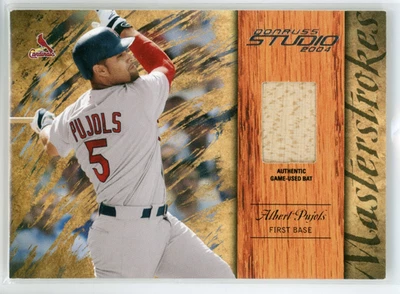 Bate usado Albert Pujols 2004 Donruss Game/200 #MS-6 Cardinals Foto 1 de 2