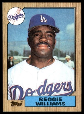 Reggie Williams Los Angeles Dodgers 1987 Topps #232 Baseball Card - Image 1 of 2
