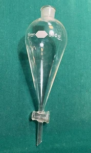 Kimax Kimble 500mL Separatory 1000 27 Joint - Picture 1 of 4