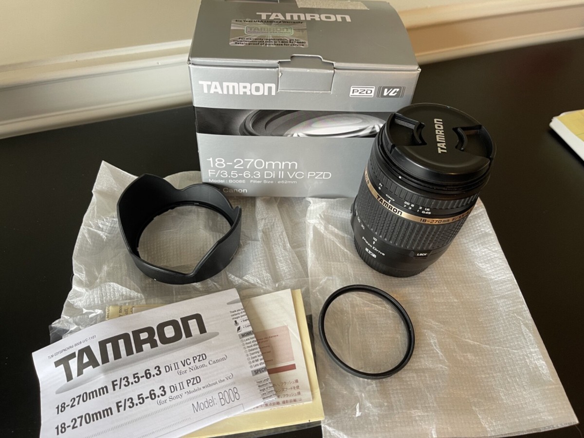 Tamron 18-270mm f/3.5-6.3 Camera Lenses for sale - eBay Tamron 18-270mm f/3.5-6.3 Camera Lenses for sale - eBay